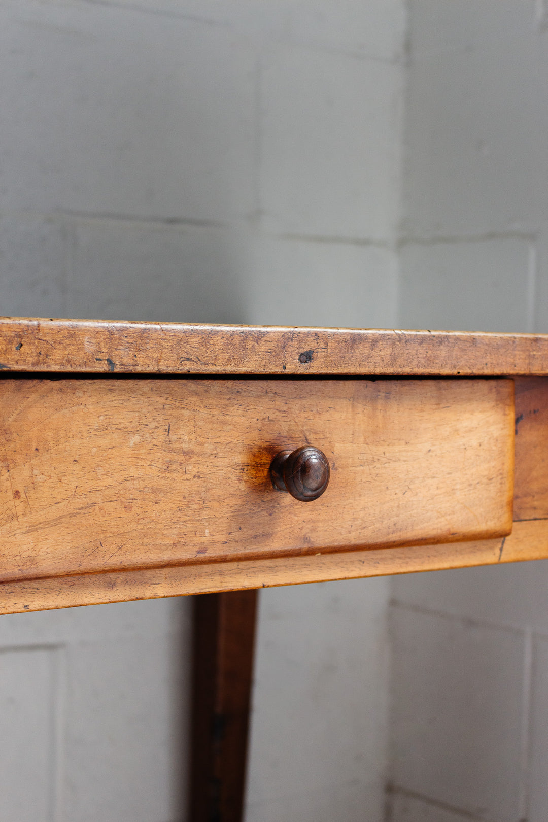 19th century french fruitwood petite writing desk