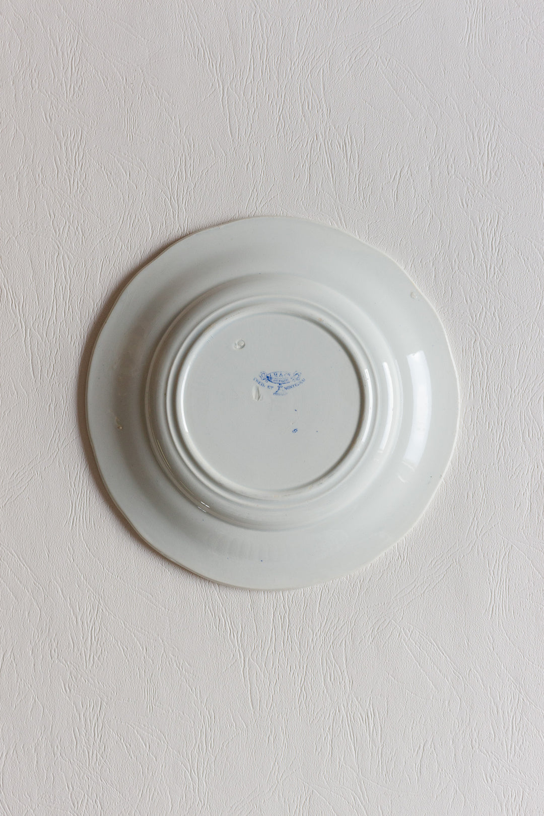 antique creil & montereau french talking plates