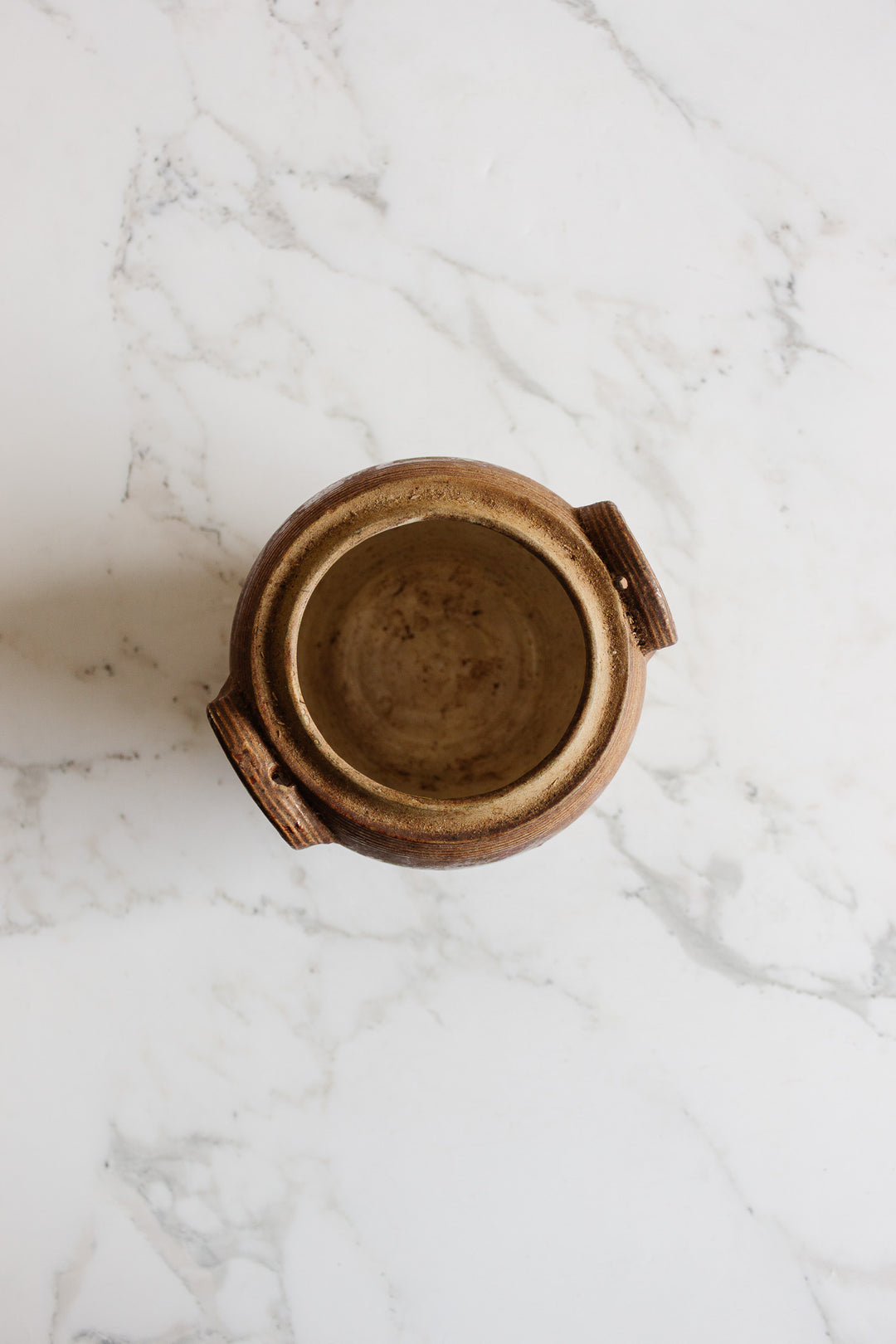 antique french stoneware confit pot