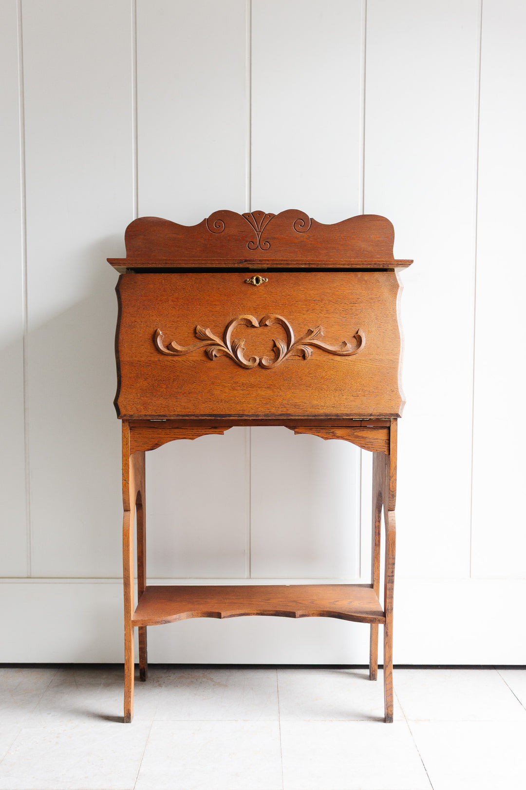 antique victorian drop front desk
