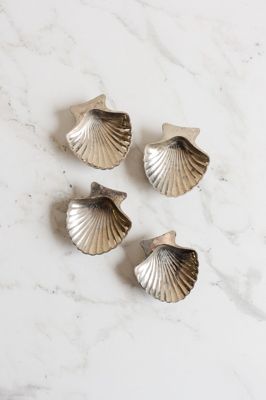 vintage french "coquillage" butter pats