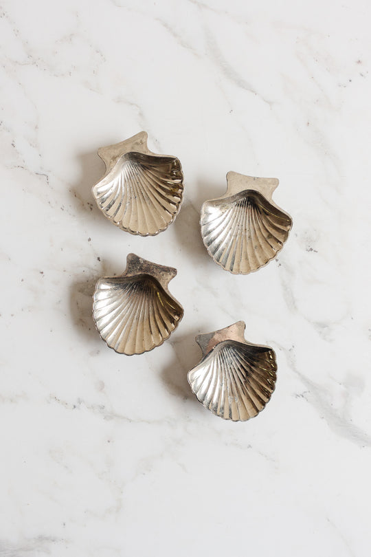 vintage french "coquillage" butter pats