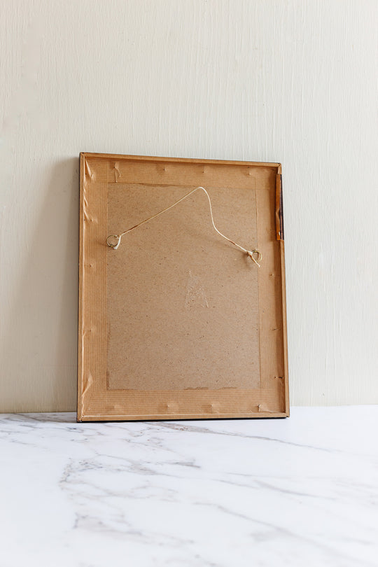 set of 1940s French framed lithographs, “le vieux Mulhouse”