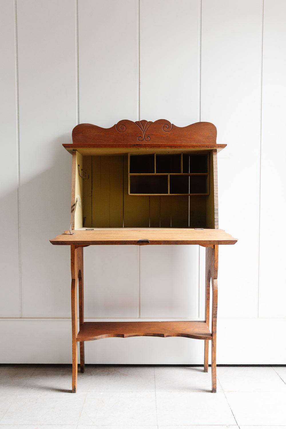 antique victorian drop front desk