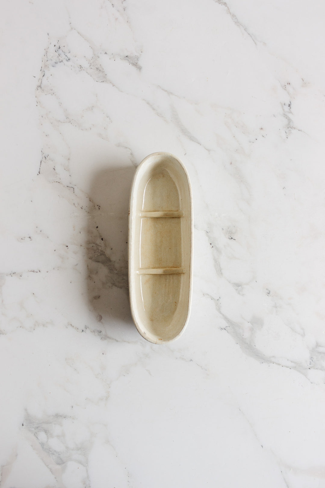 antique english ironstone soap dish