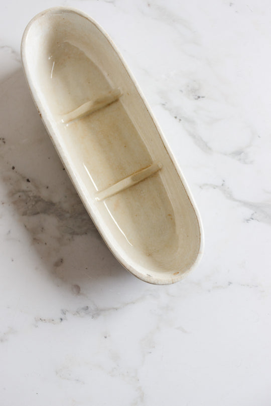 antique english ironstone soap dish