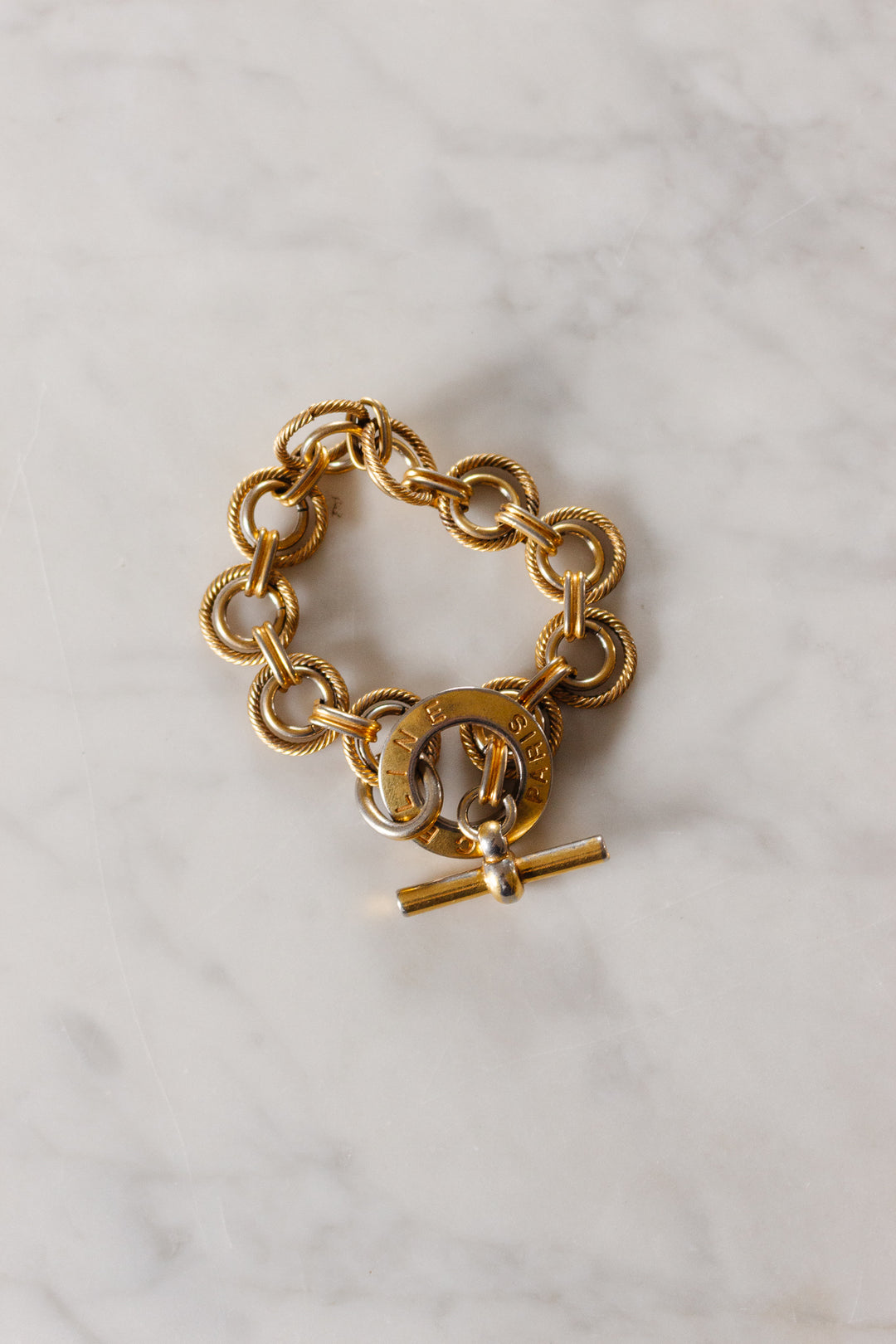 vintage Celine chain link bracelet
