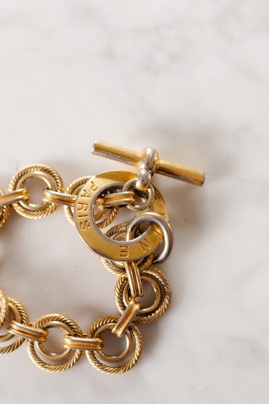 vintage Celine chain link bracelet