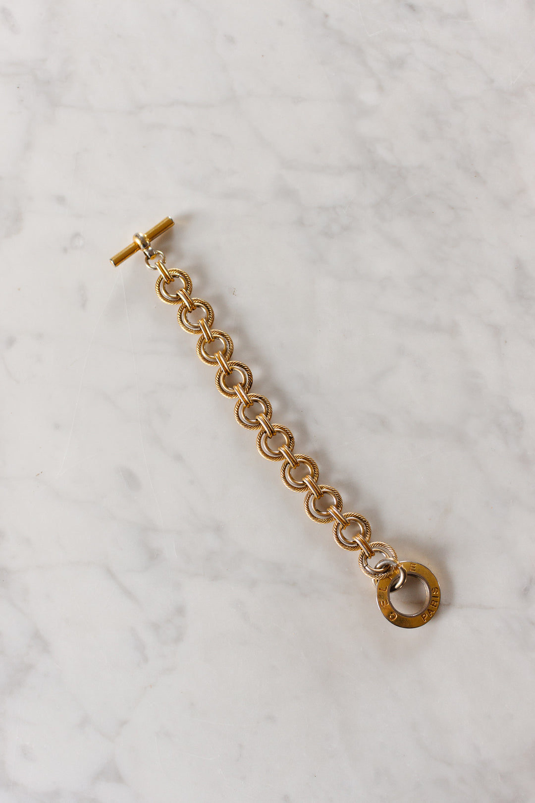 vintage Celine chain link bracelet