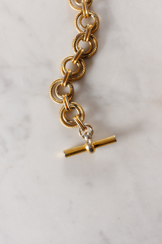 vintage Celine chain link bracelet