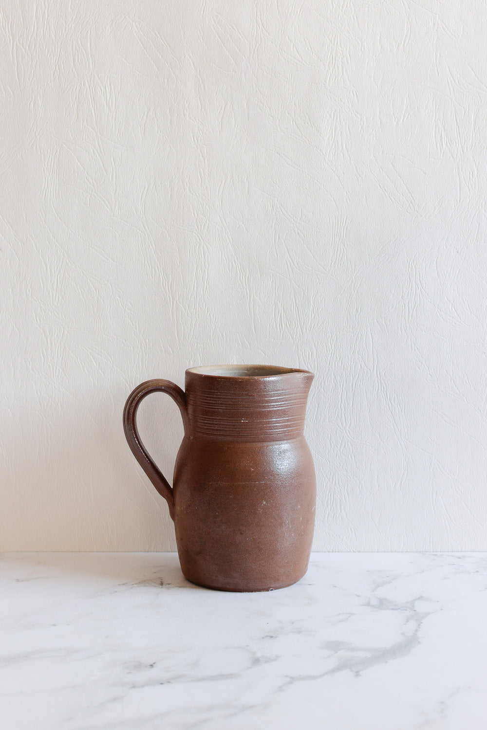 vintage french grès du berry pitcher