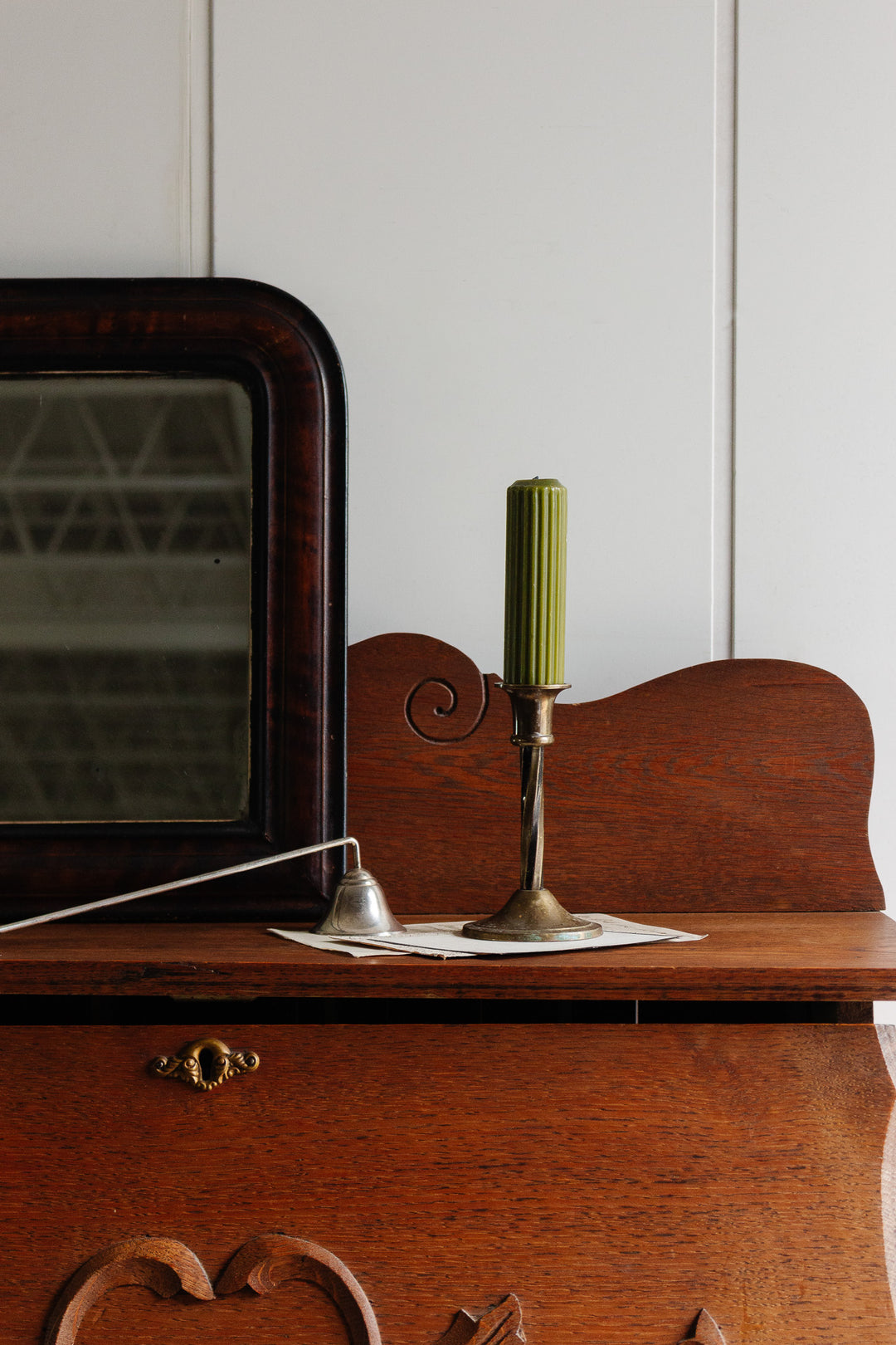 midcentury french pair of candlesticks