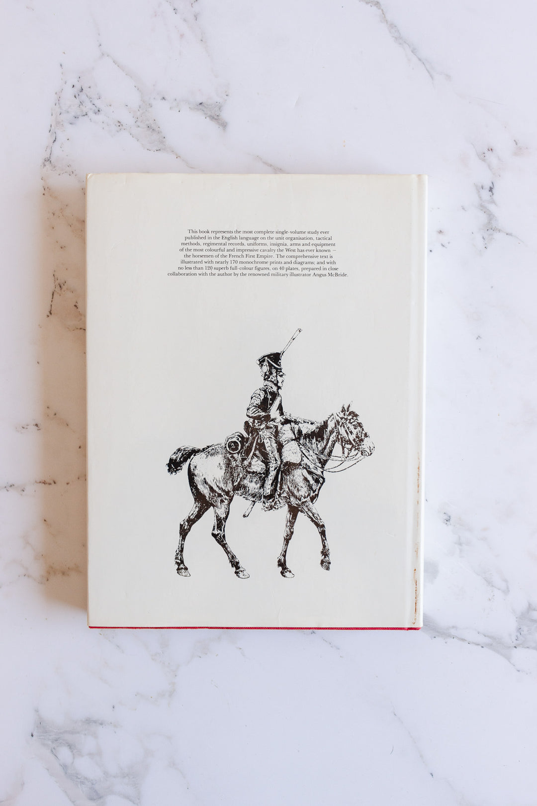 "napoleon's cavalry" vintage hardcover coffee book