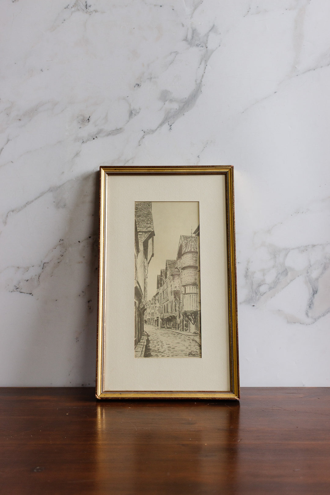 la maison à tourelle pair of antique prints