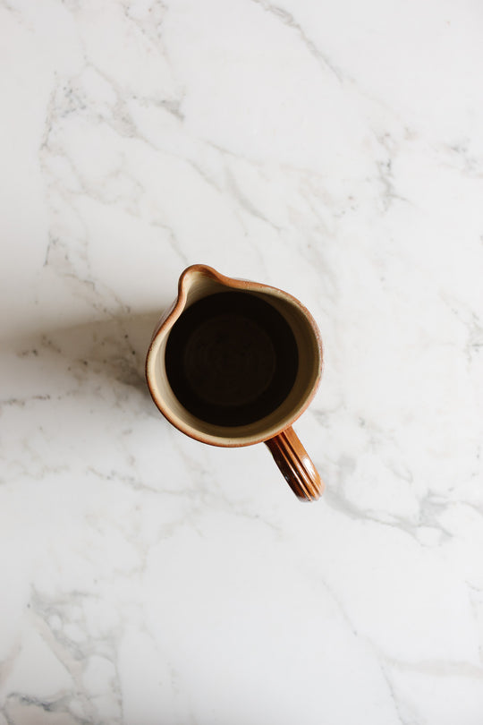 vintage french grès du berry pitcher