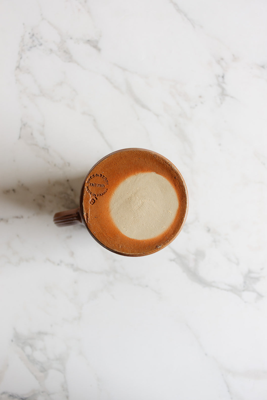 vintage french grès du berry pitcher