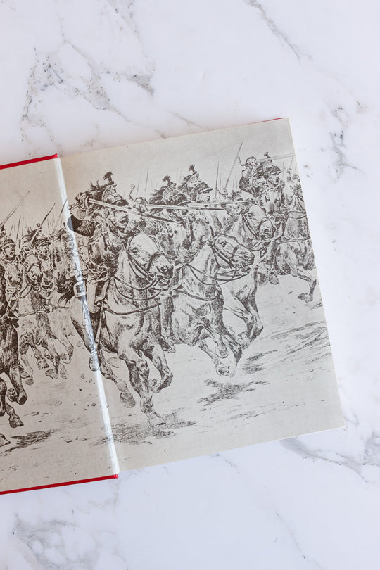 "napoleon's cavalry" vintage hardcover coffee book