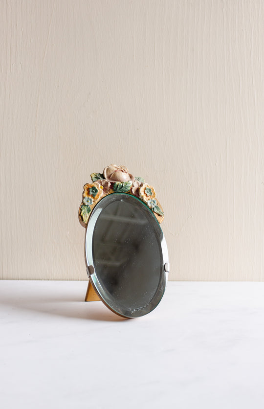 art deco english barbola dressing table mirror