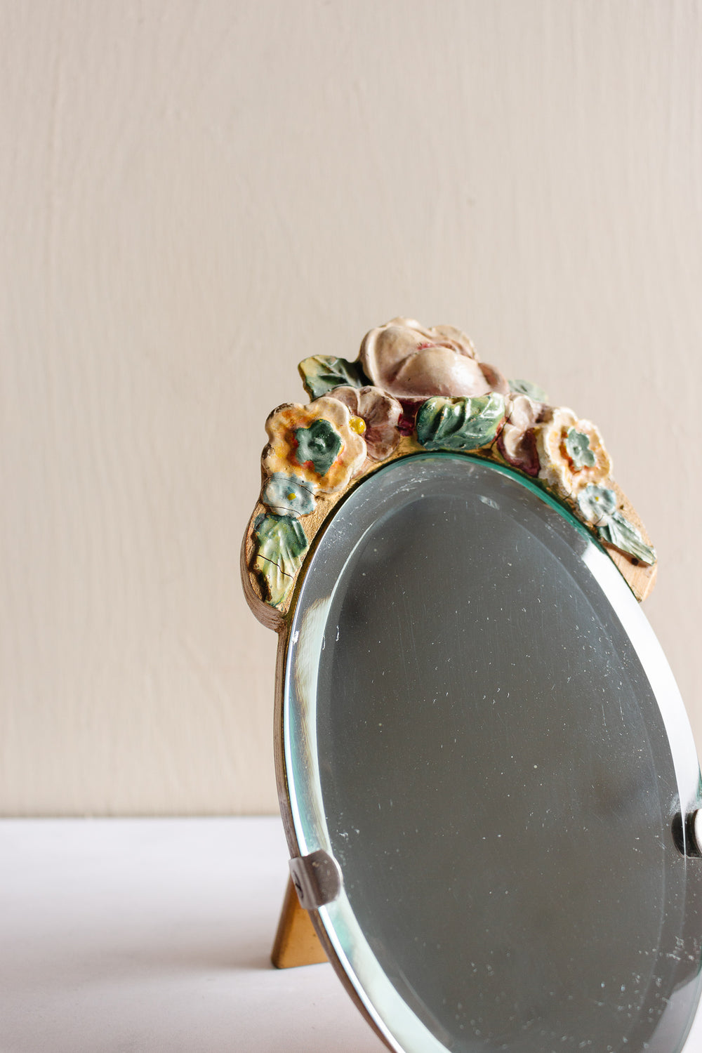 art deco english barbola dressing table mirror
