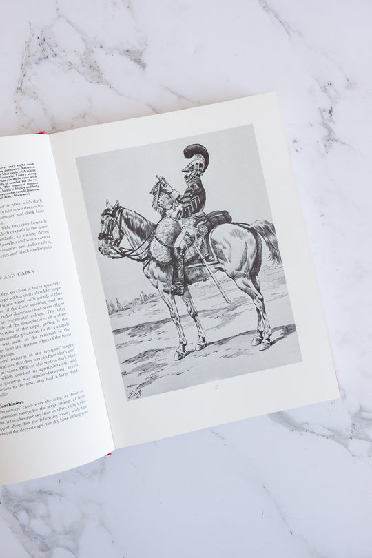 "napoleon's cavalry" vintage hardcover coffee book