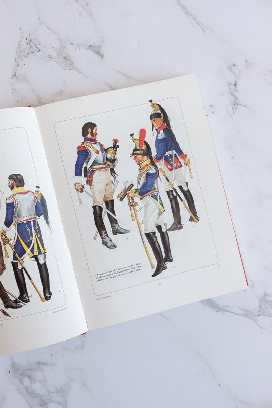 "napoleon's cavalry" vintage hardcover coffee book