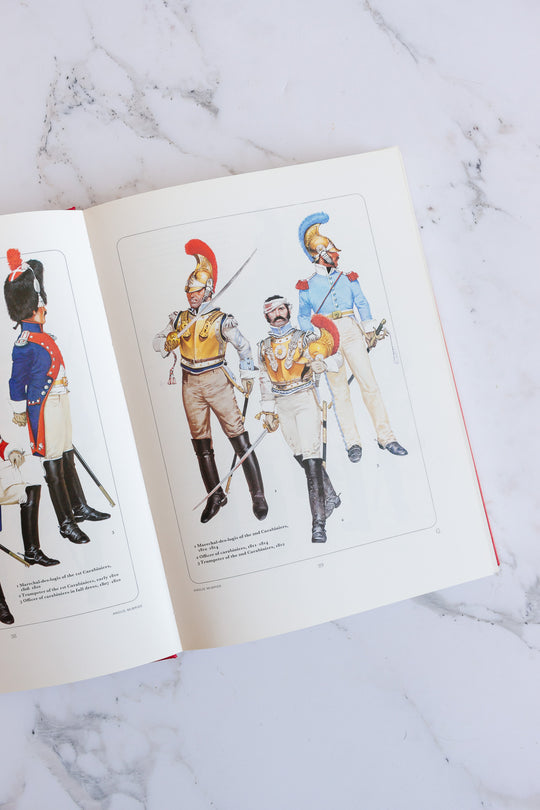 "napoleon's cavalry" vintage hardcover coffee book