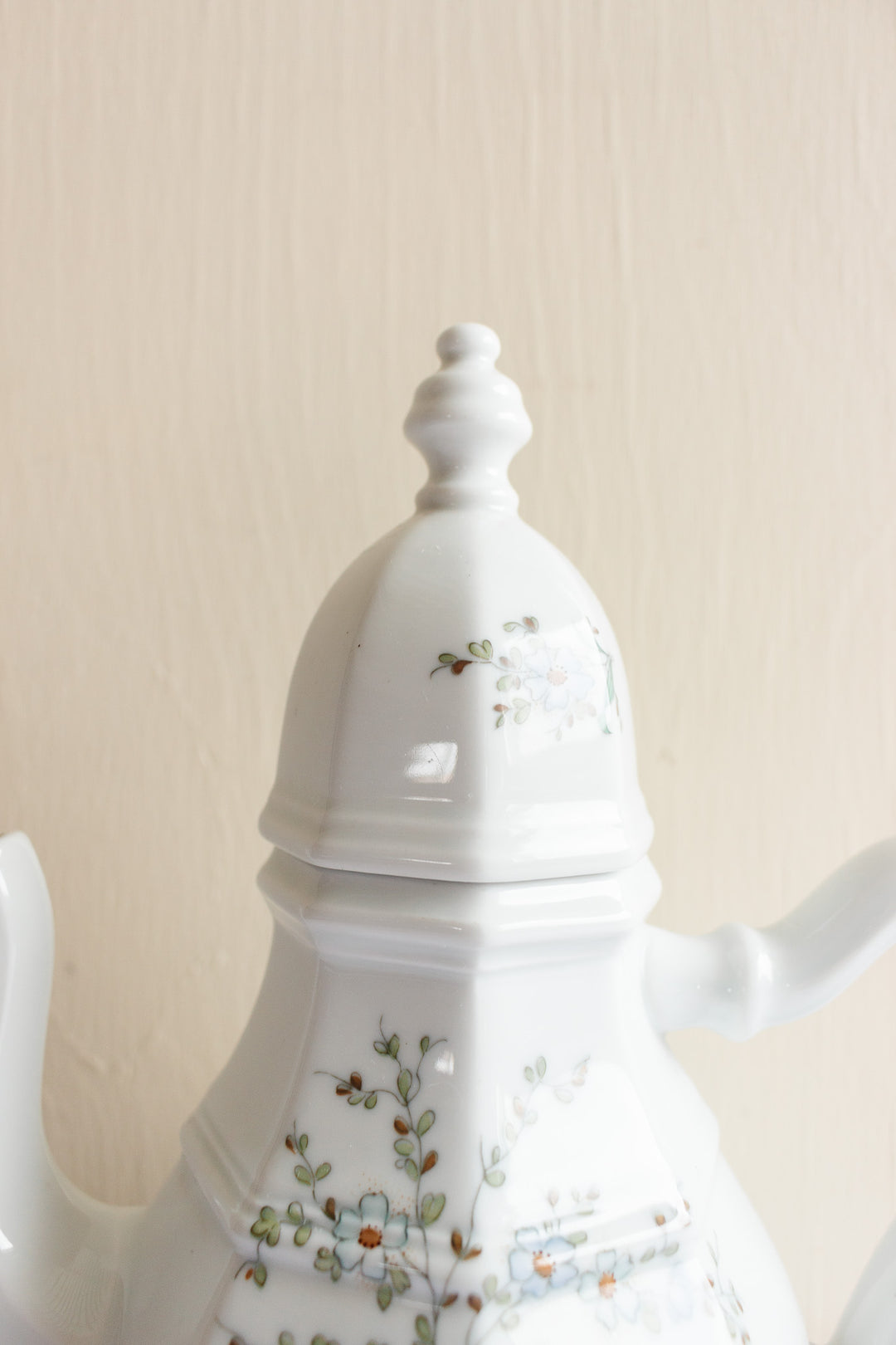 villeroy & boch/gallo leonardo "forget me not" porcelain coffee pot