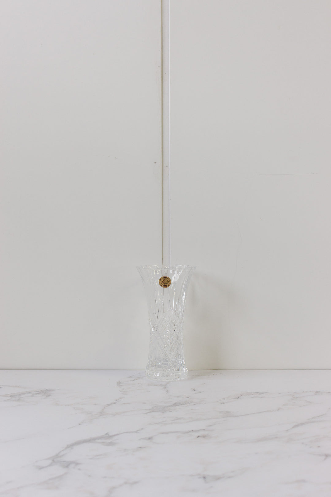 vintage french crystal d'arques  vase