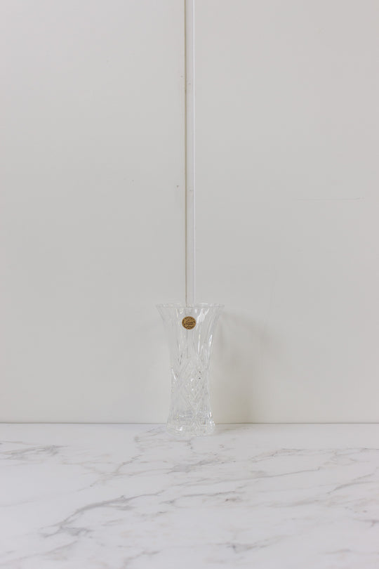 vintage french crystal d'arques  vase