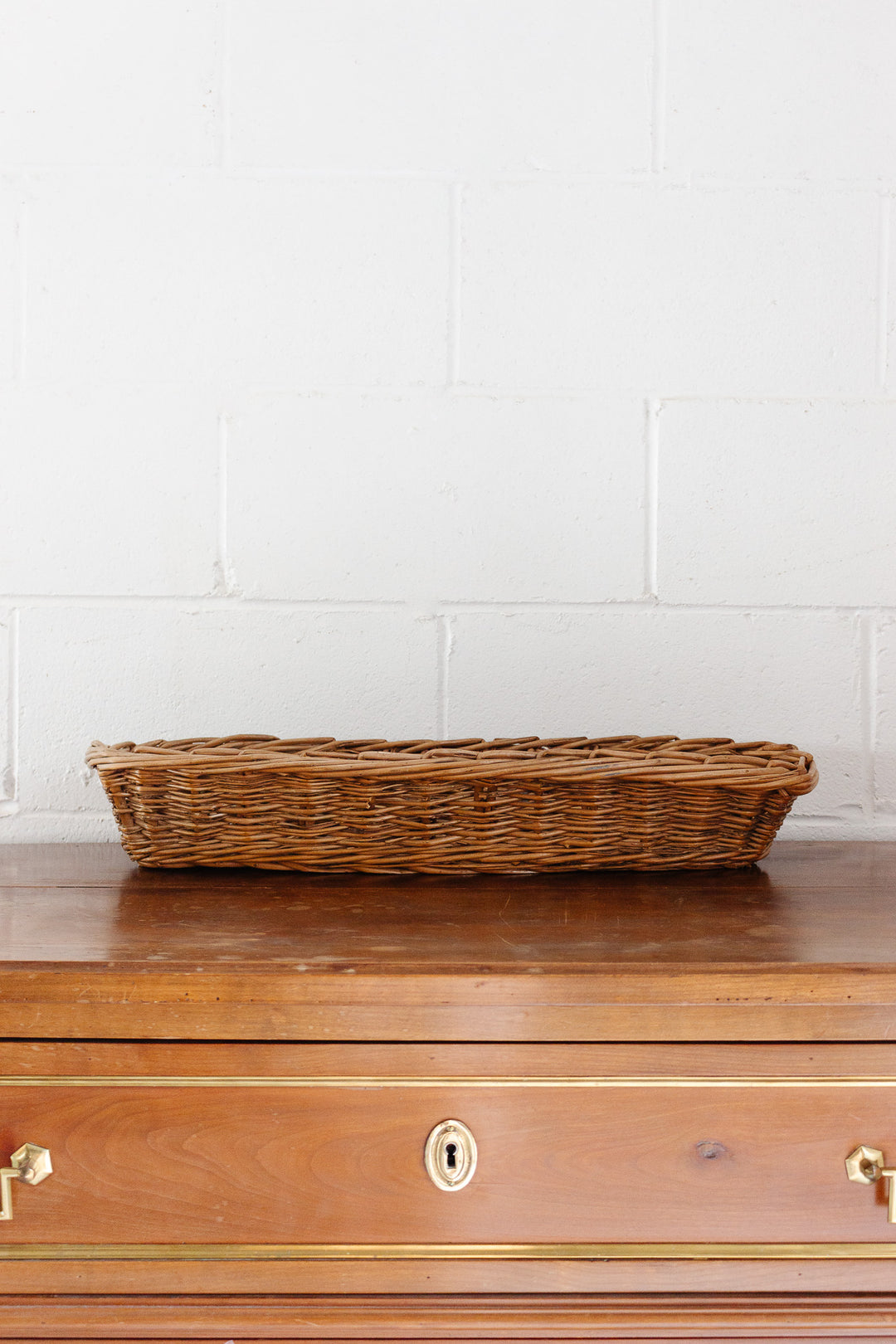vintage French baguette basket