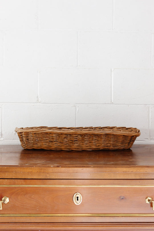 vintage French baguette basket