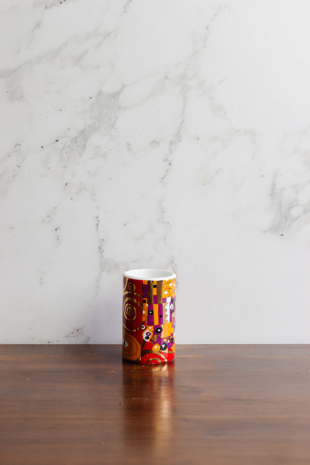 vintage gustav klimt style tea light holder