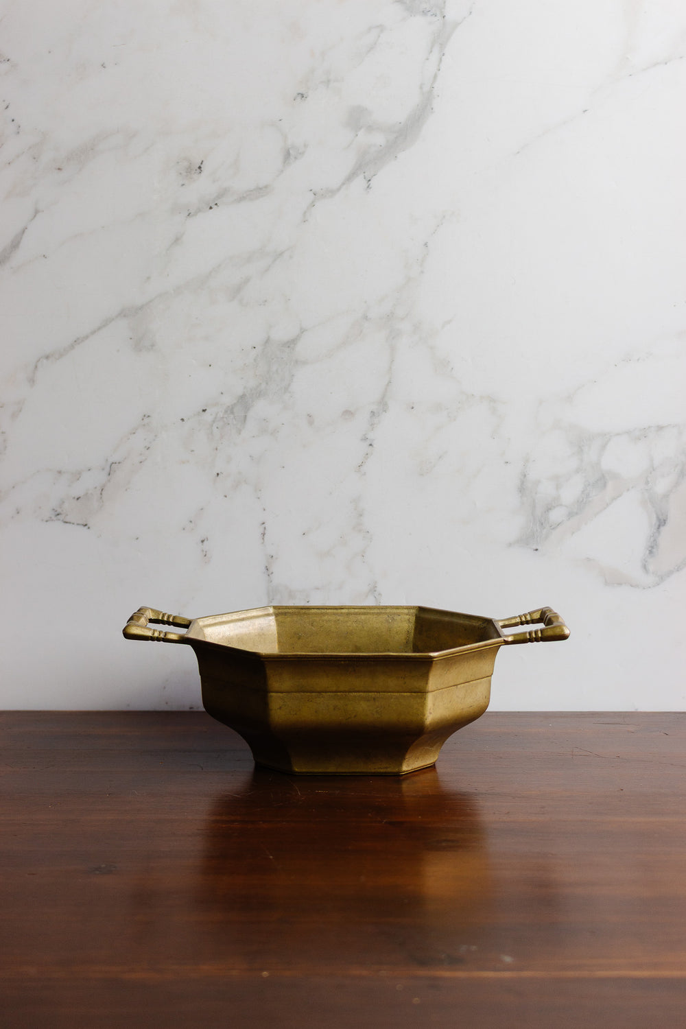 antique french brass jardinere