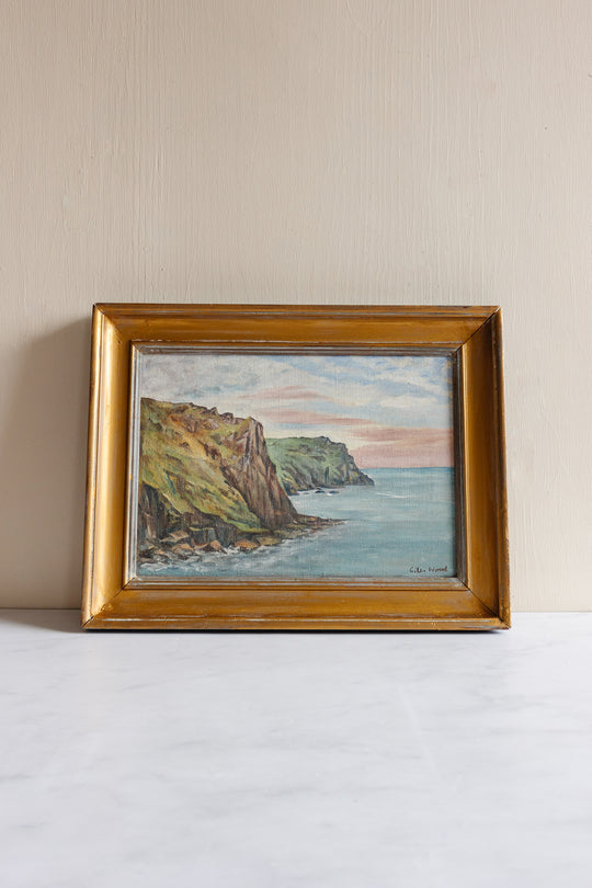 la falaise et l'océan