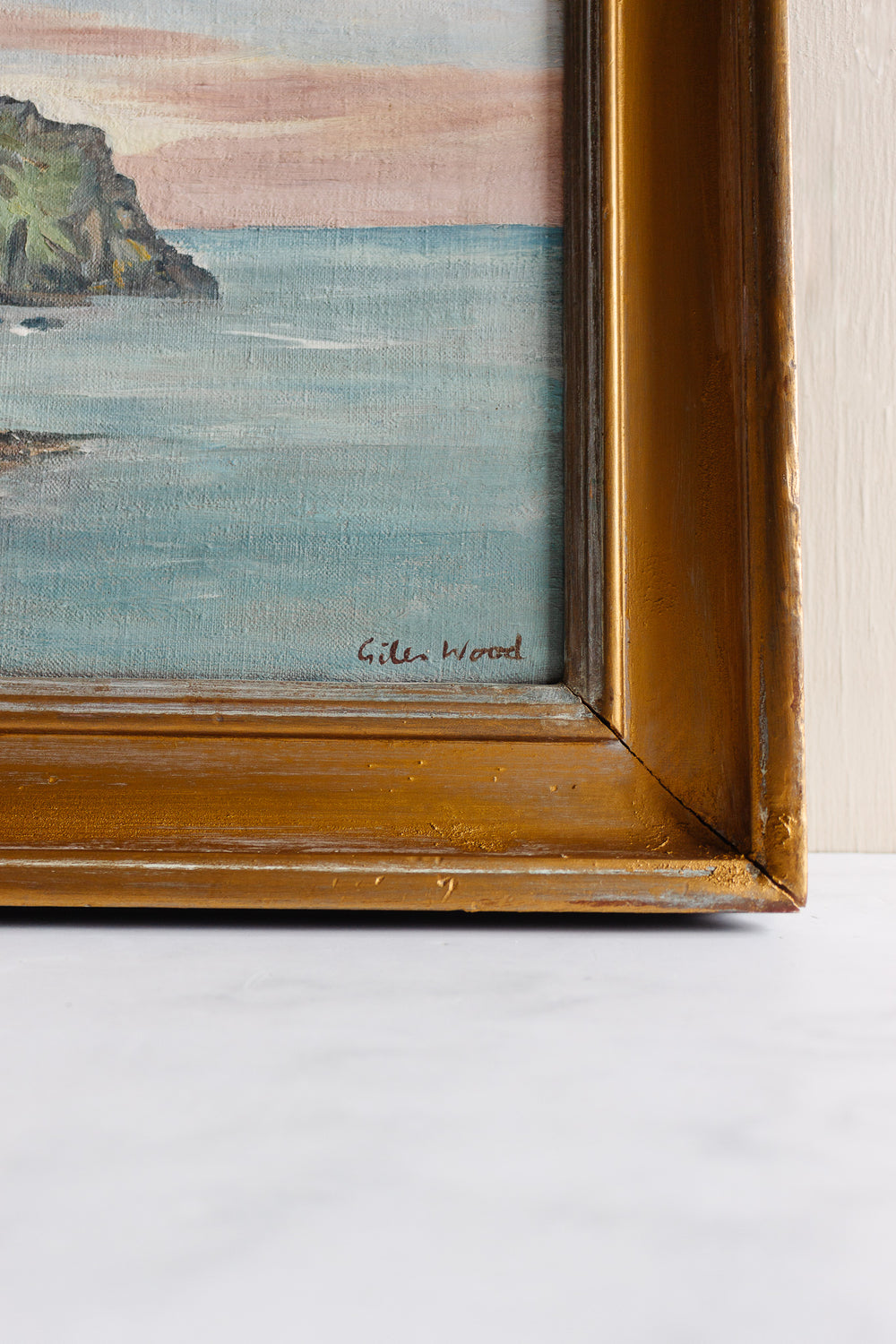 la falaise et l'océan