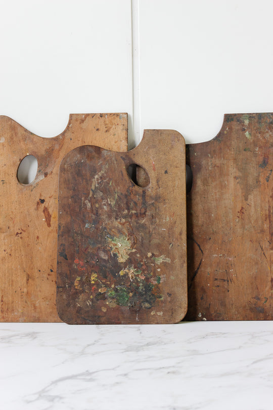 vintage french artist's paint box