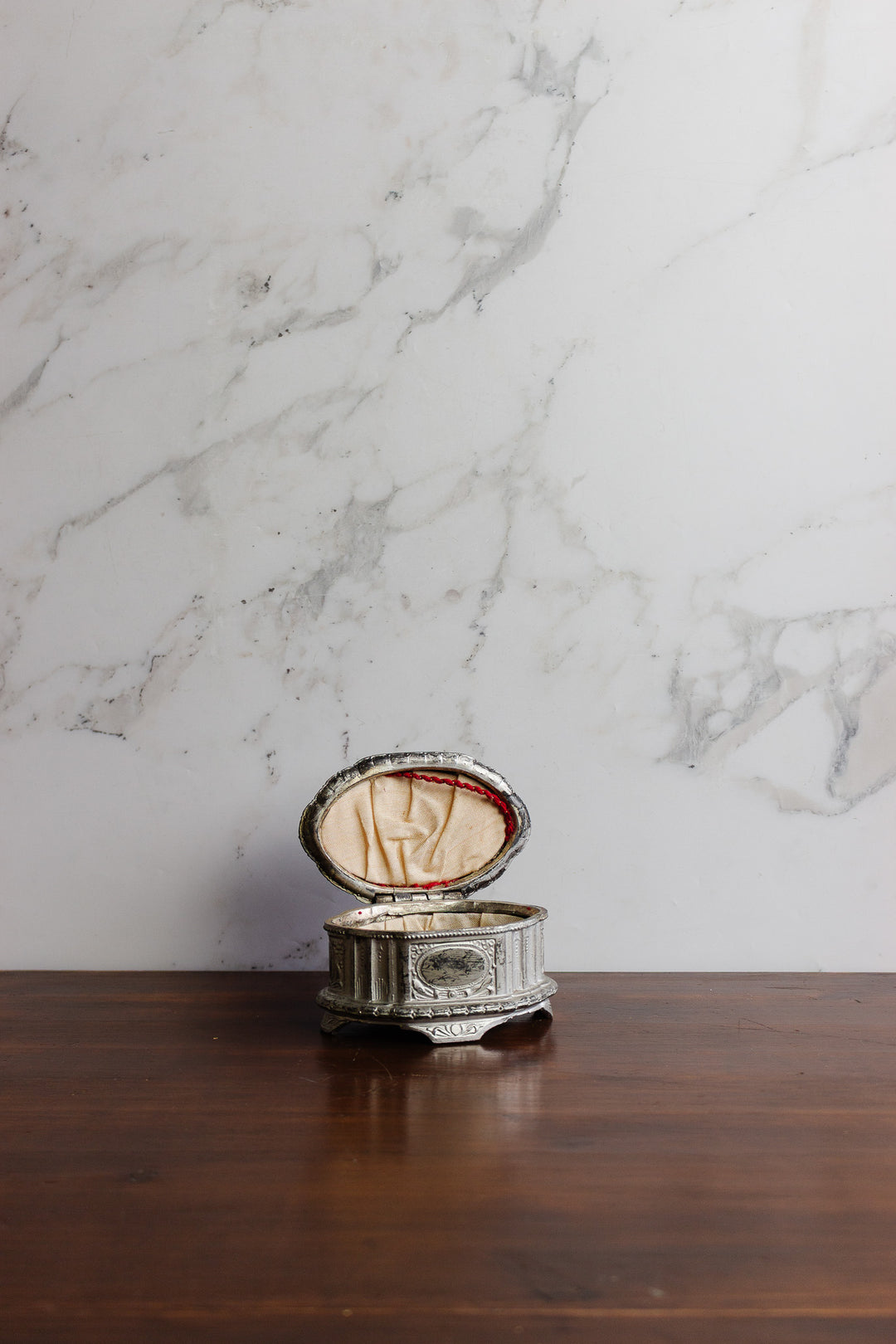 vintage french cherub bijoux casket
