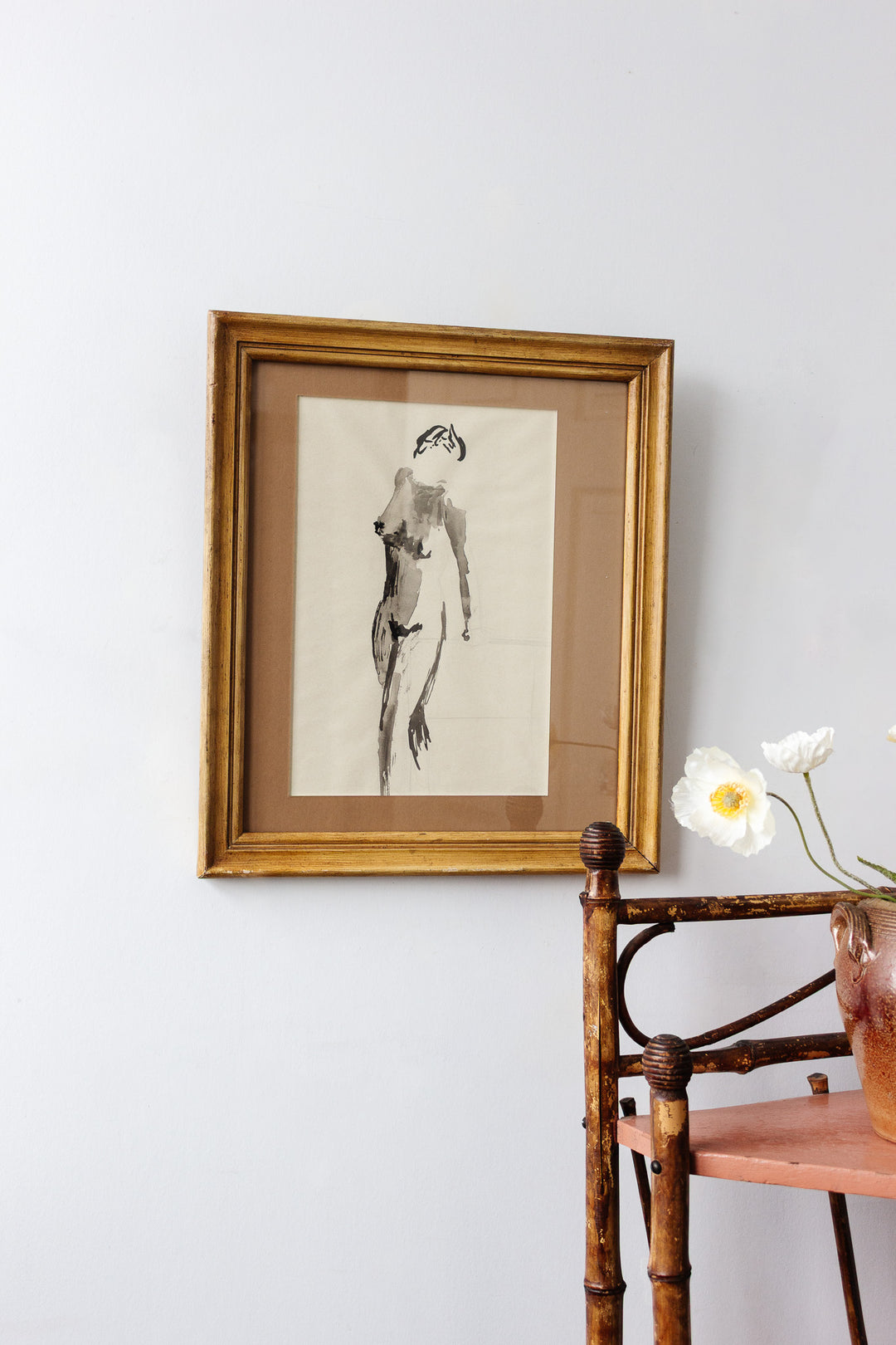 une nue à l'encre