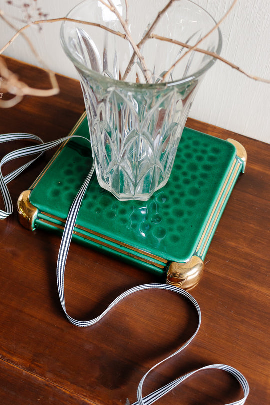 vintage faïence Bordeaux "dessous plat"