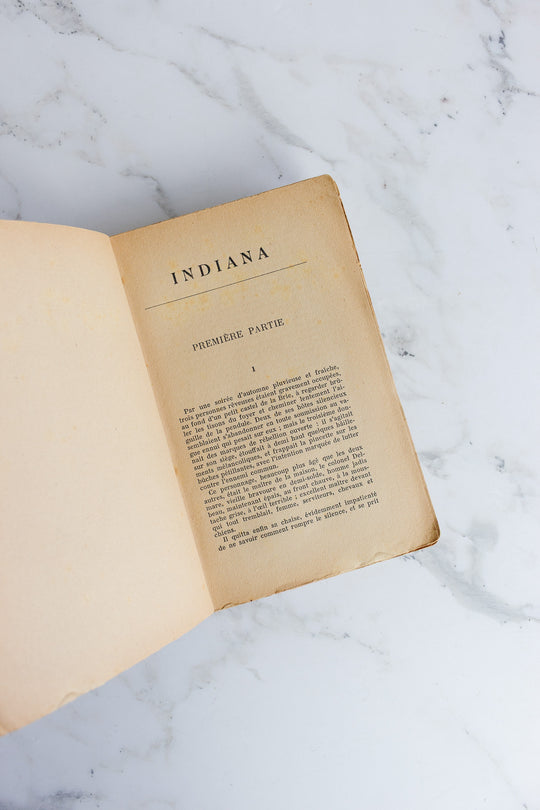 vintage grench novel — Indiana by George Sand, les belles éditions, paris