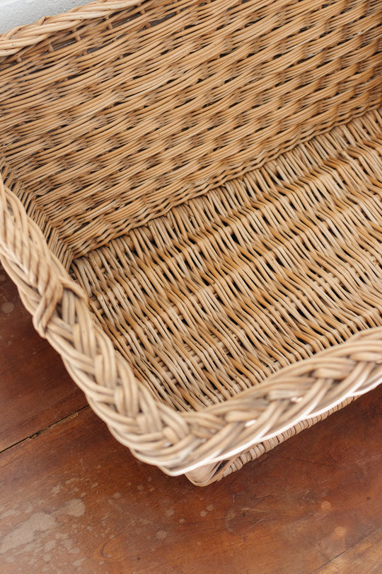 oversized antique french laundry baskets