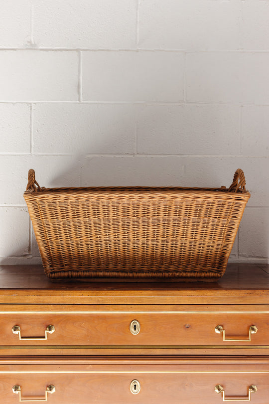 oversized antique french laundry baskets