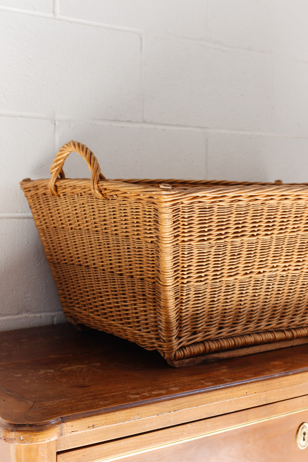 oversized antique french laundry baskets