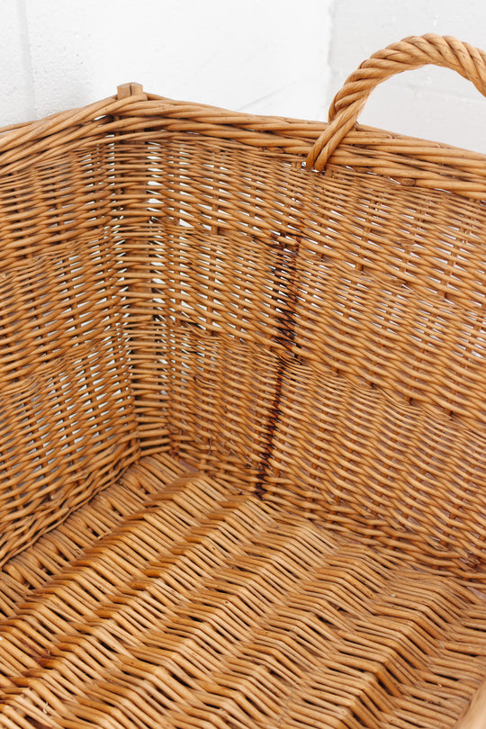 oversized antique french laundry baskets