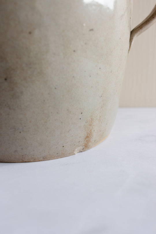 vintage french stoneware confit pot