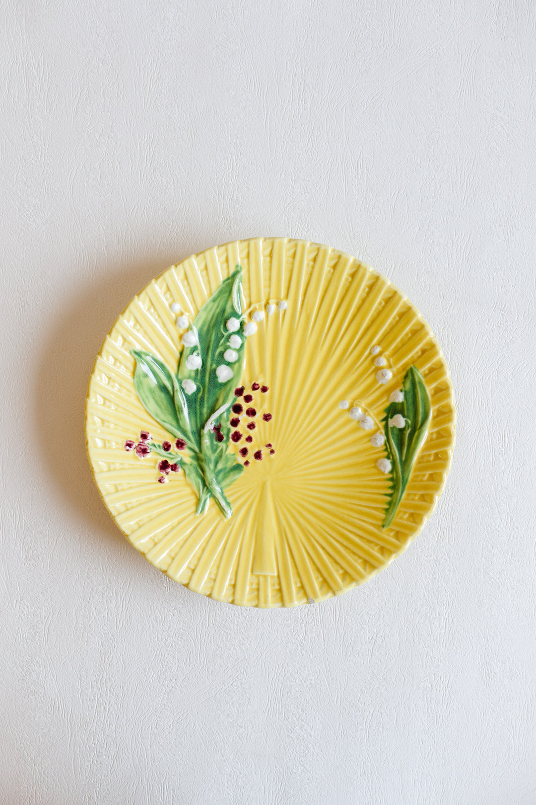 1950s schramberg majolica round platter