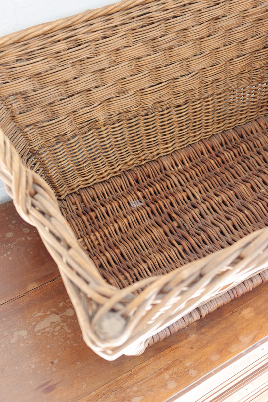 oversized antique french laundry baskets