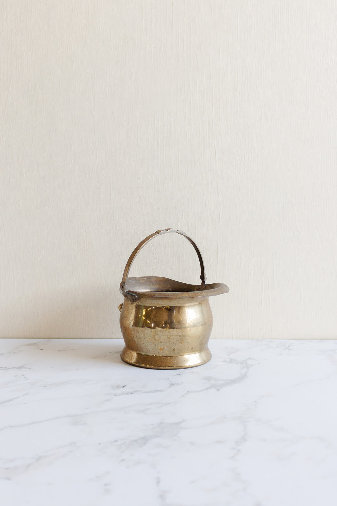 vintage french brass petit coal scuttle