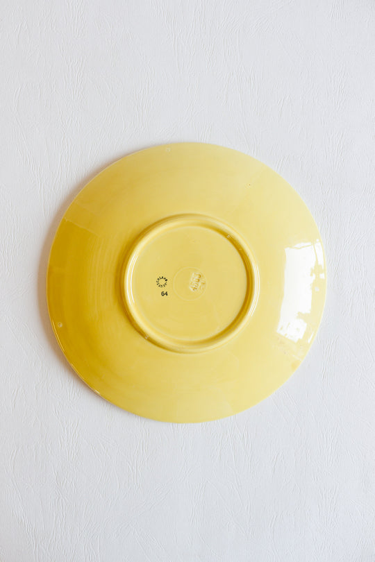 1950s schramberg majolica round platter