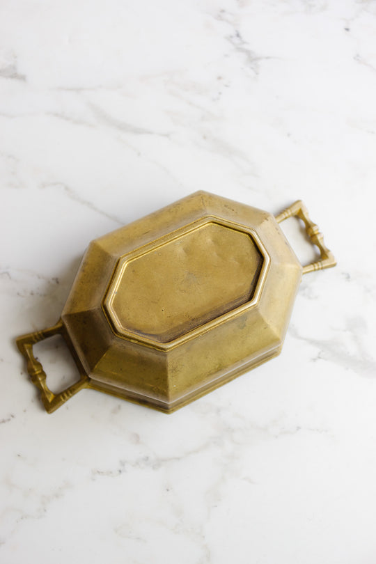 antique french brass jardinere